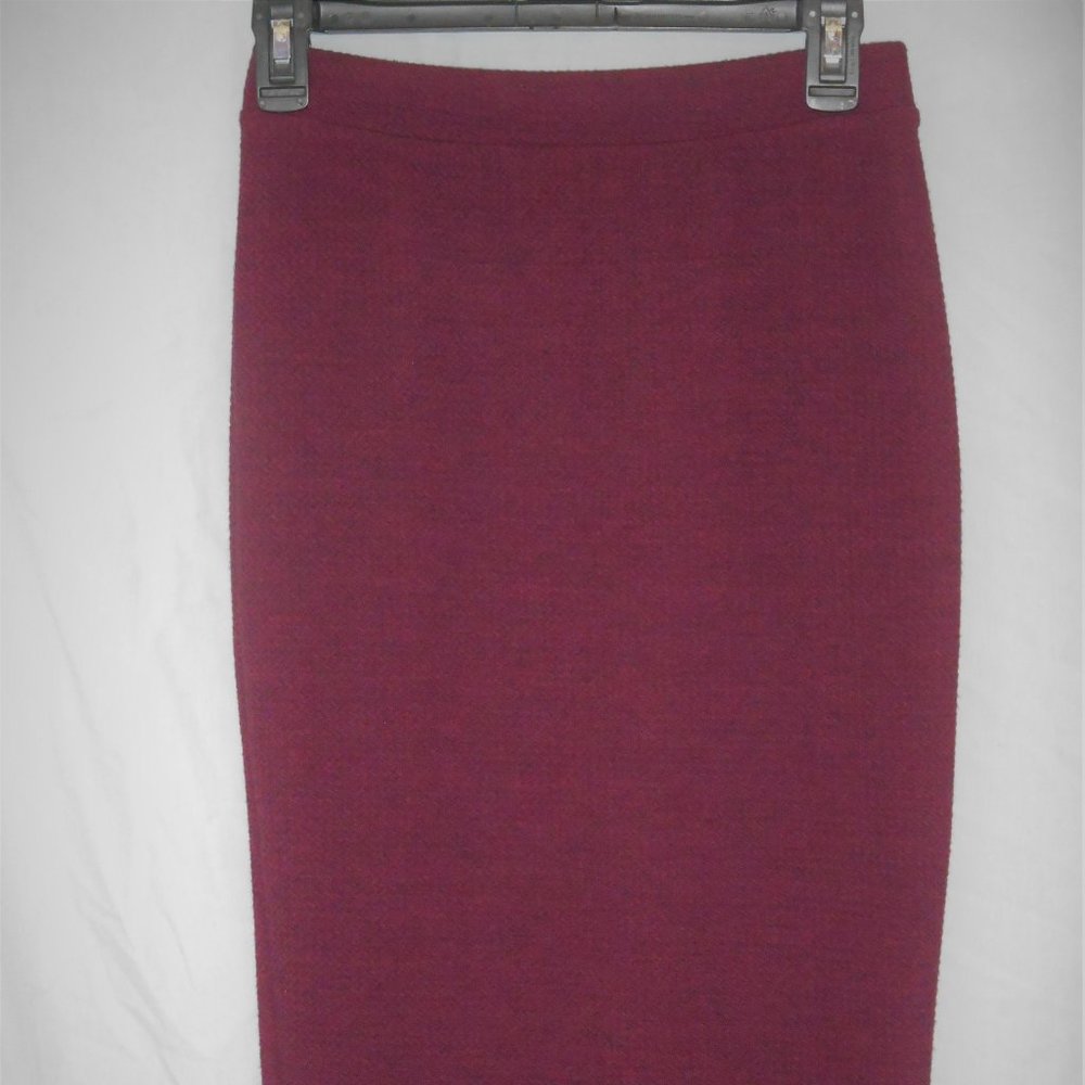 Apt 9 Burgundy Midi Skirt